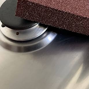 Tre pezzi spugna per pulizia pentole, pulizia di grandi superfici