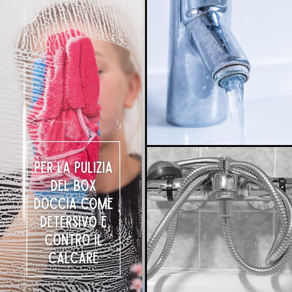 Detergente Universale 700g-PASTA PULENTE LUCIDA PULISCE PROTEGGE .ELIMINA CALCARE DALLA DOCCIA.E' TUTTO BRILLA 2 SPUGNE INCLUSE