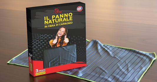 Panno in fibra di carbonio, rimuove polvere e grasso senza prodotti chimici,non lasciano aloni e pelucchi,ottimo su vetri,box doccia,auto,moto,bici. Tre Panni 38x50 e 1 Panno 1 8x14