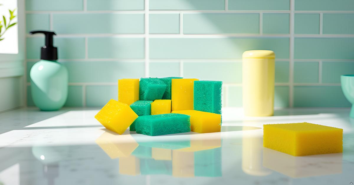 10 Spugne speciali per detergente universale