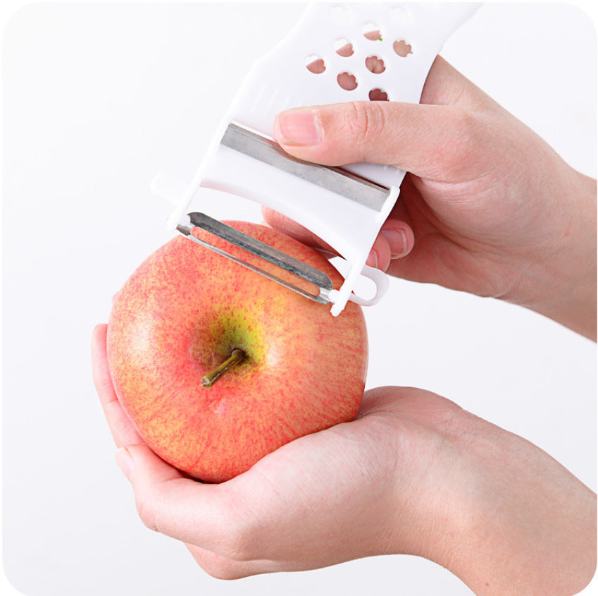 Multifunzione verdura frutta pelapatate grattugia affettatrice a mano doppia testa Cutter cetriolo carota patate coltello cucina gadget per la casa