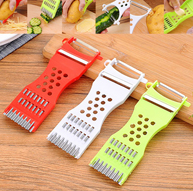 Multifunzione verdura frutta pelapatate grattugia affettatrice a mano doppia testa Cutter cetriolo carota patate coltello cucina gadget per la casa