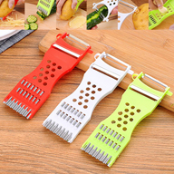 Multifunzione verdura frutta pelapatate grattugia affettatrice a mano doppia testa Cutter cetriolo carota patate coltello cucina gadget per la casa