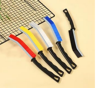 Spazzola per Pulire Doccia, 6 Pezzi, Spazzola Pulizia Fessure per Bagno, Cucina, Toilette, Lavandino, Pavimento, Finestre, Multicolore