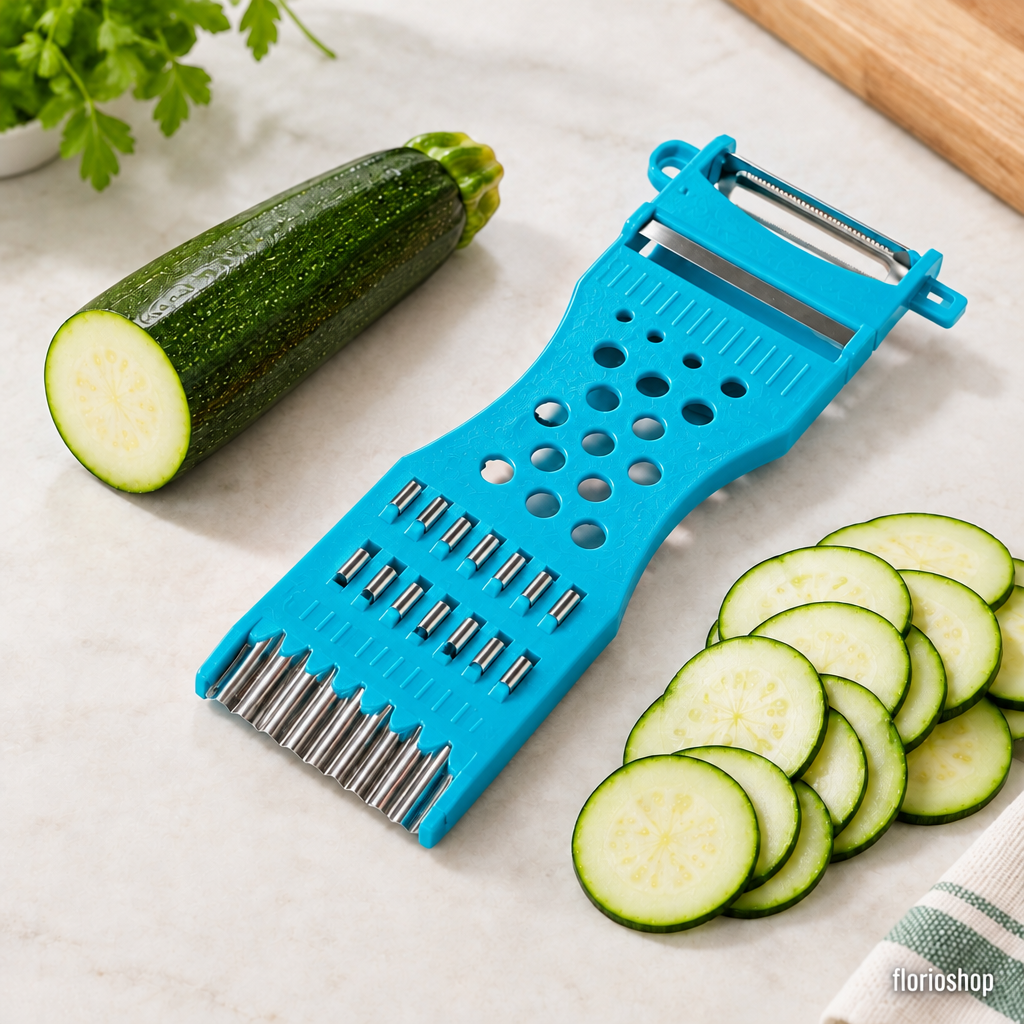 Multifunzione verdura frutta pelapatate grattugia affettatrice a mano doppia testa Cutter cetriolo carota patate coltello cucina gadget per la casa