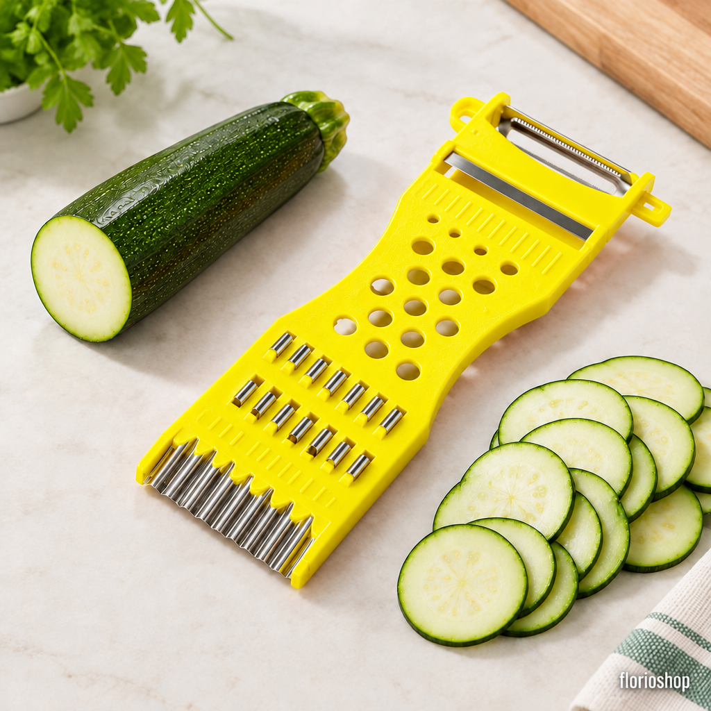 Multifunzione verdura frutta pelapatate grattugia affettatrice a mano doppia testa Cutter cetriolo carota patate coltello cucina gadget per la casa