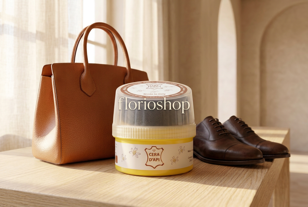 Cera d’Api Florioshop – Cura e Protezione per Pelle, Cuoio, Ecopelle e Legno