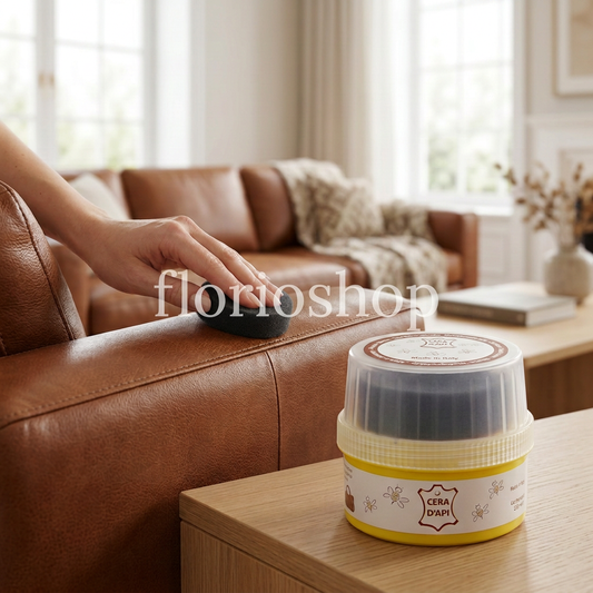 Cera d’Api Florioshop – Cura e Protezione per Pelle, Cuoio, Ecopelle e Legno