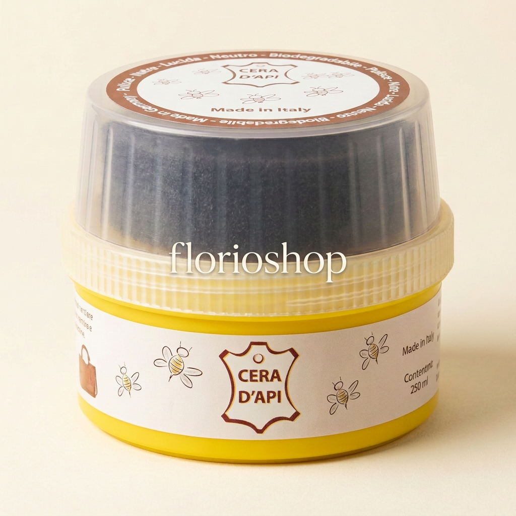 Cera d’Api Florioshop – Cura e Protezione per Pelle, Cuoio, Ecopelle e Legno