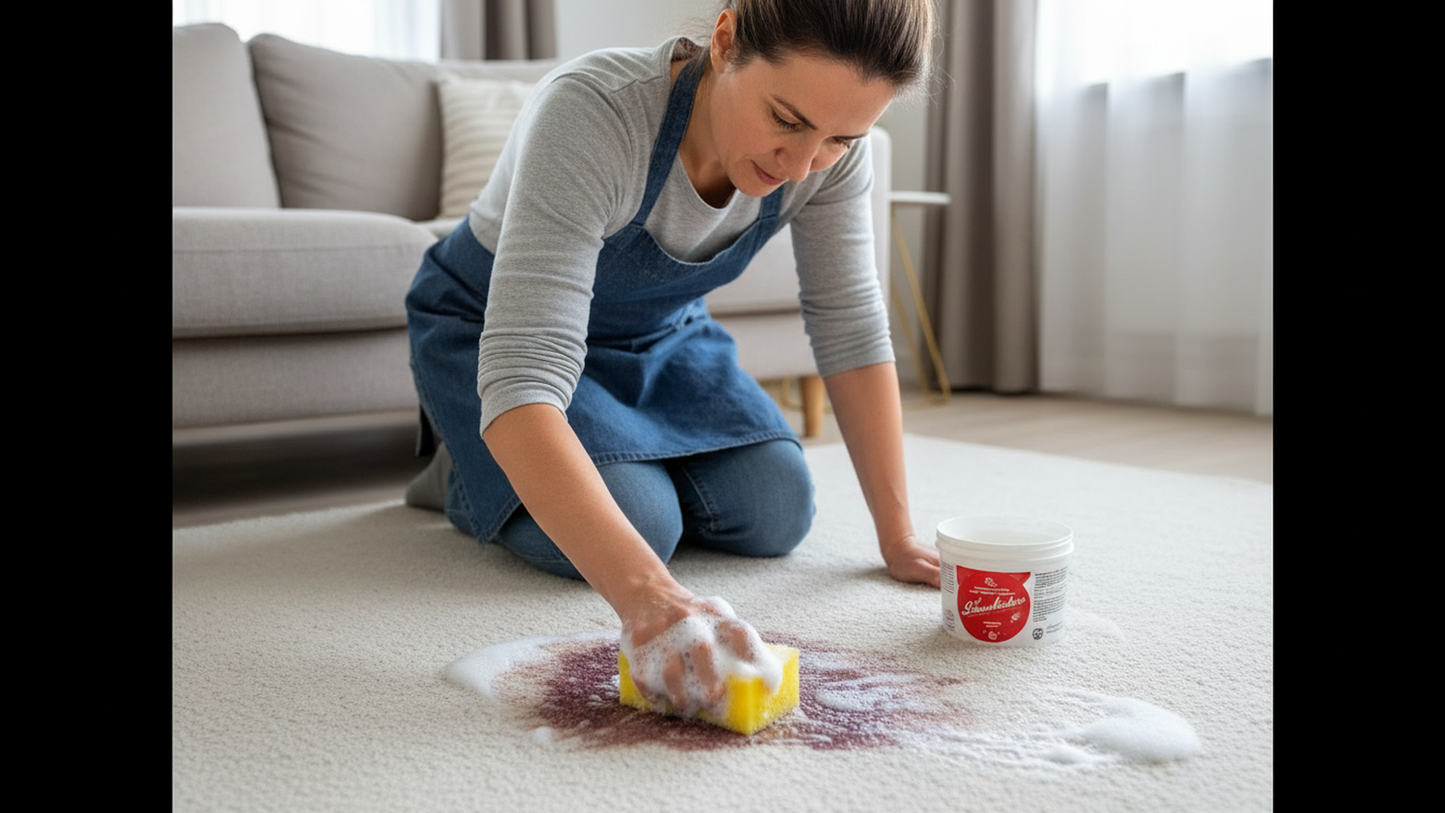 Smacchiatore professionale per tessuti, tappeti e imbottiture (azione profonda)