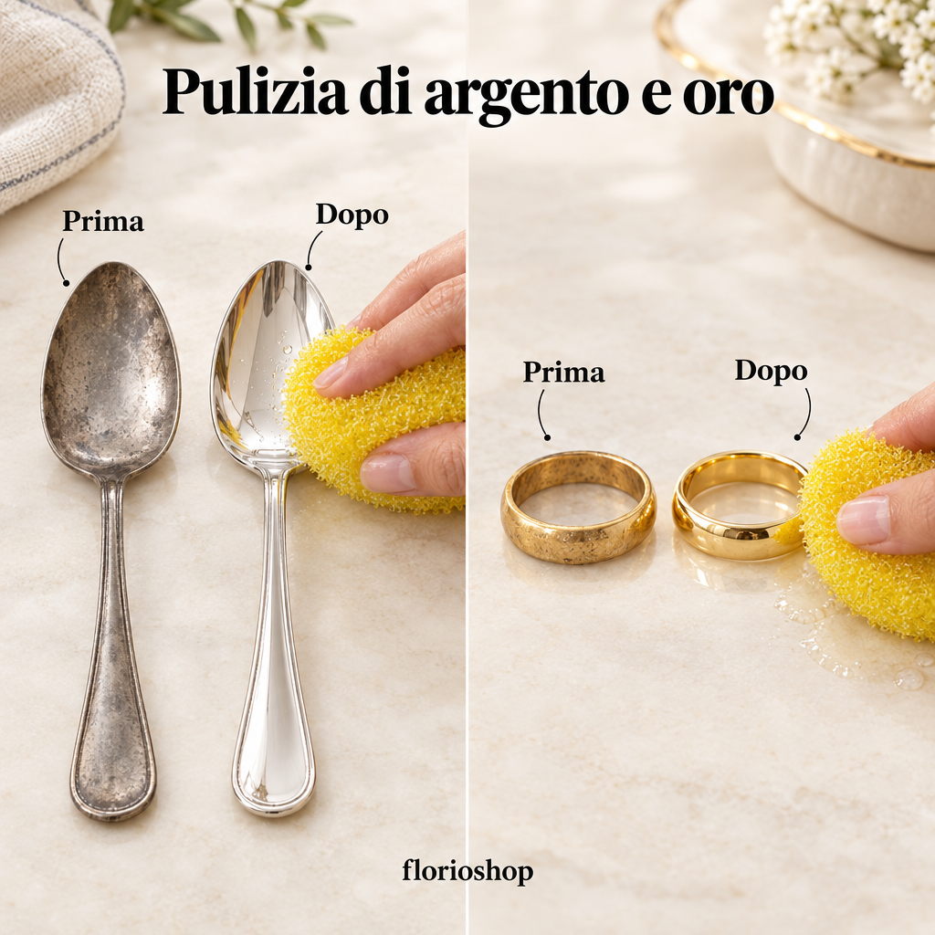 Detergente Universale 700g-PASTA PULENTE LUCIDA PULISCE PROTEGGE .ELIMINA CALCARE DALLA DOCCIA.E' TUTTO BRILLA 2 SPUGNE INCLUSE